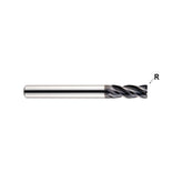 Plain Shank EMB13,Flat Shank EMB38 , Carbide, 4 Flute Regular Length Corner Radius V7 MILL INOX End mills